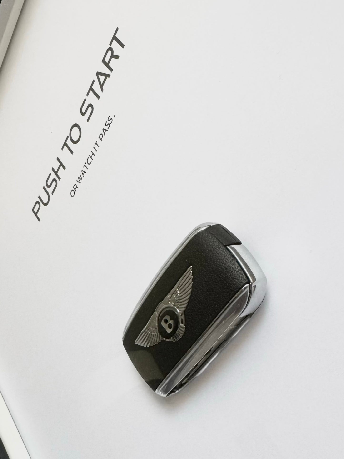 PUSH TO START Art Frame